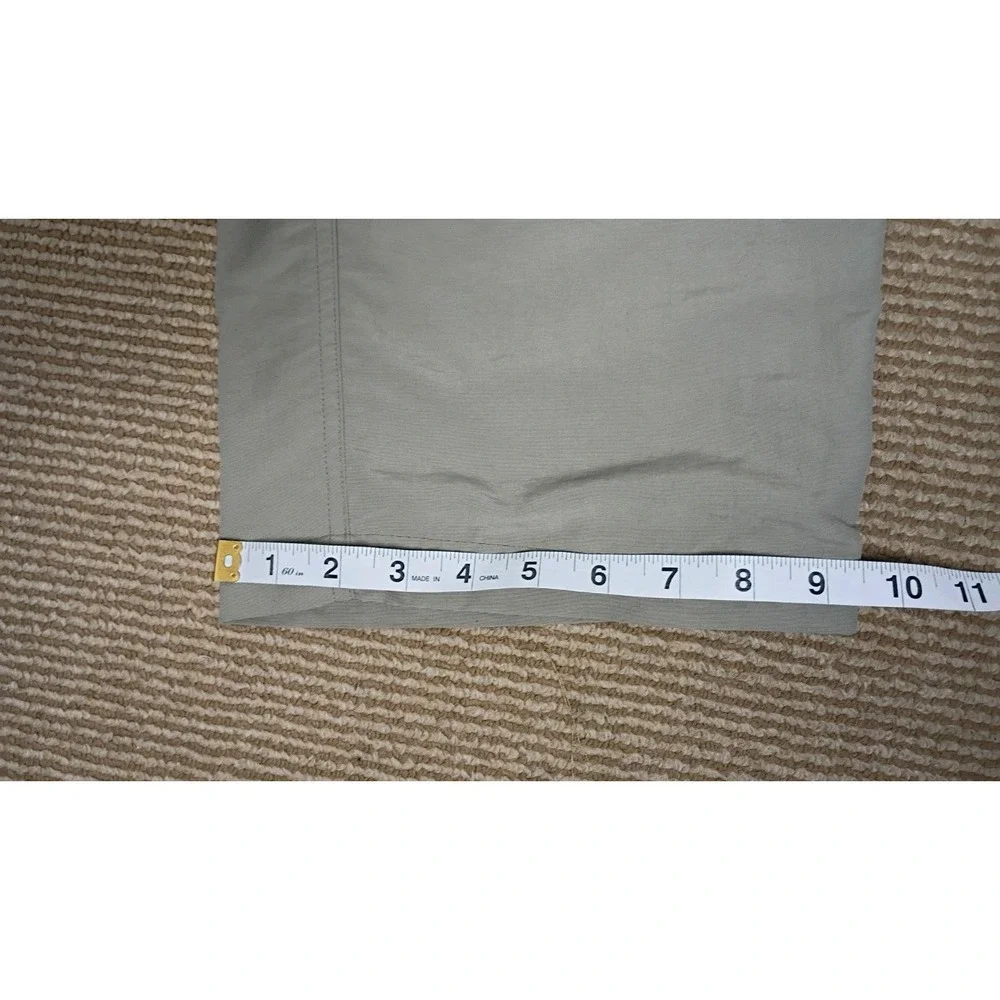 The North Face Vintage Convertible Pants Sz  34  Never Stop Exploring Tan Nylon